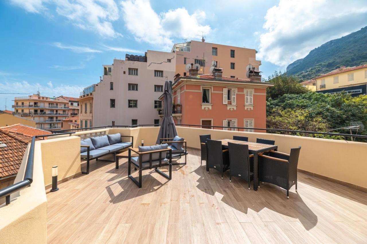 博索莱伊Superbe Penthouse Proche Monaco Grande Terrasse公寓 外观 照片